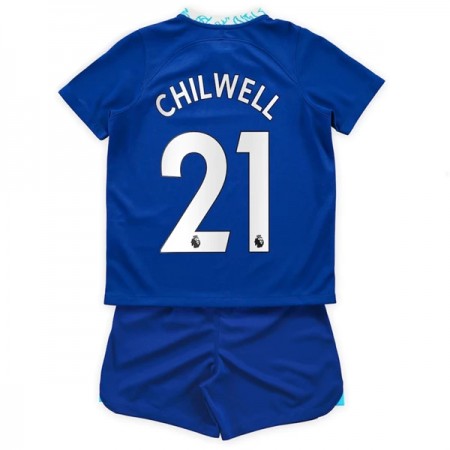 Camiseta de fútbol Chelsea Chilwell 21 Niño 1ª equipación 2022/23